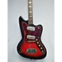 Vintage Harmony 1960s H19 Silhouette Solid Body Electric Guitar Bobkat Cherry