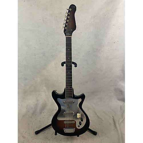 Kingston 1960s Hound Dog Solid Body Electric Guitar 2 Tone Sunburst