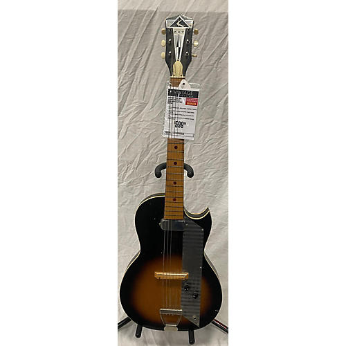 Kay 1960s Leader Solid Body Electric Guitar Sunburst