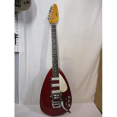 VOX 1960s Mark VI Solid Body Electric Guitar Red