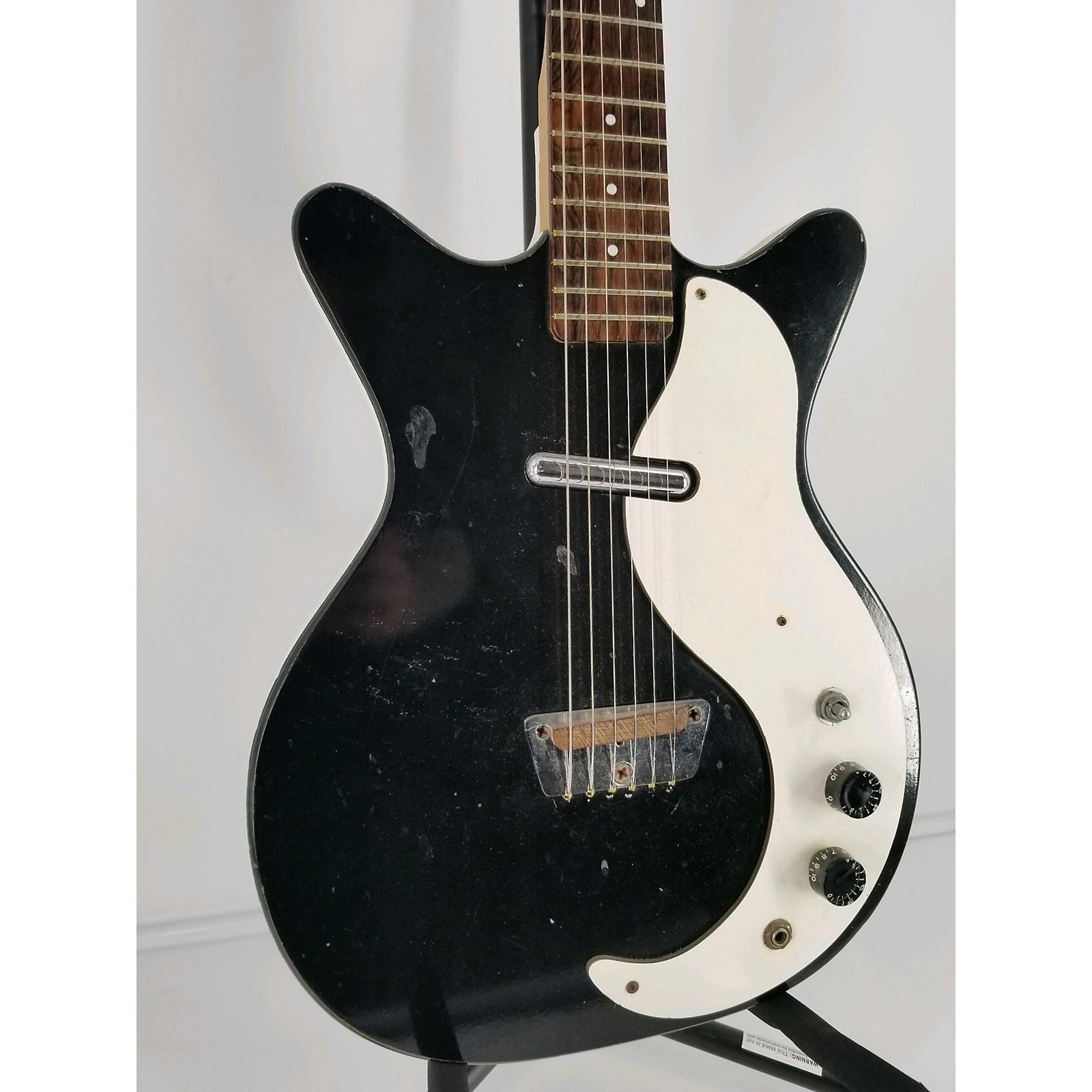 Vintage Danelectro 1960s Standard Solid Body Electric Guitar Black ...