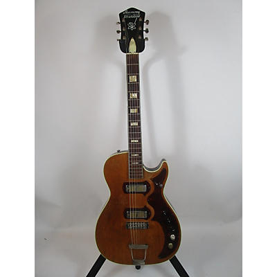 Harmony 1960s Stratotone Solid Body Electric Guitar