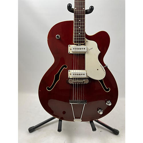 VOX 1960s Typhoon Hollow Body Electric Guitar Cherry