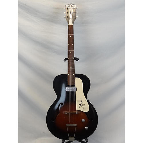 Kay 1960s Value Leader K6533 Hollow Body Electric Guitar Tobacco Burst