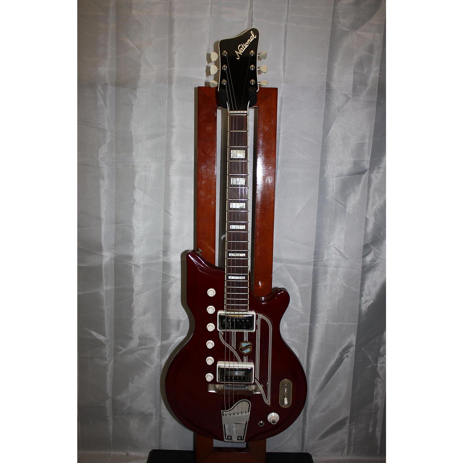 Vintage National 1960s WESTWOOD 77 Solid Body Electric Guitar Cherry