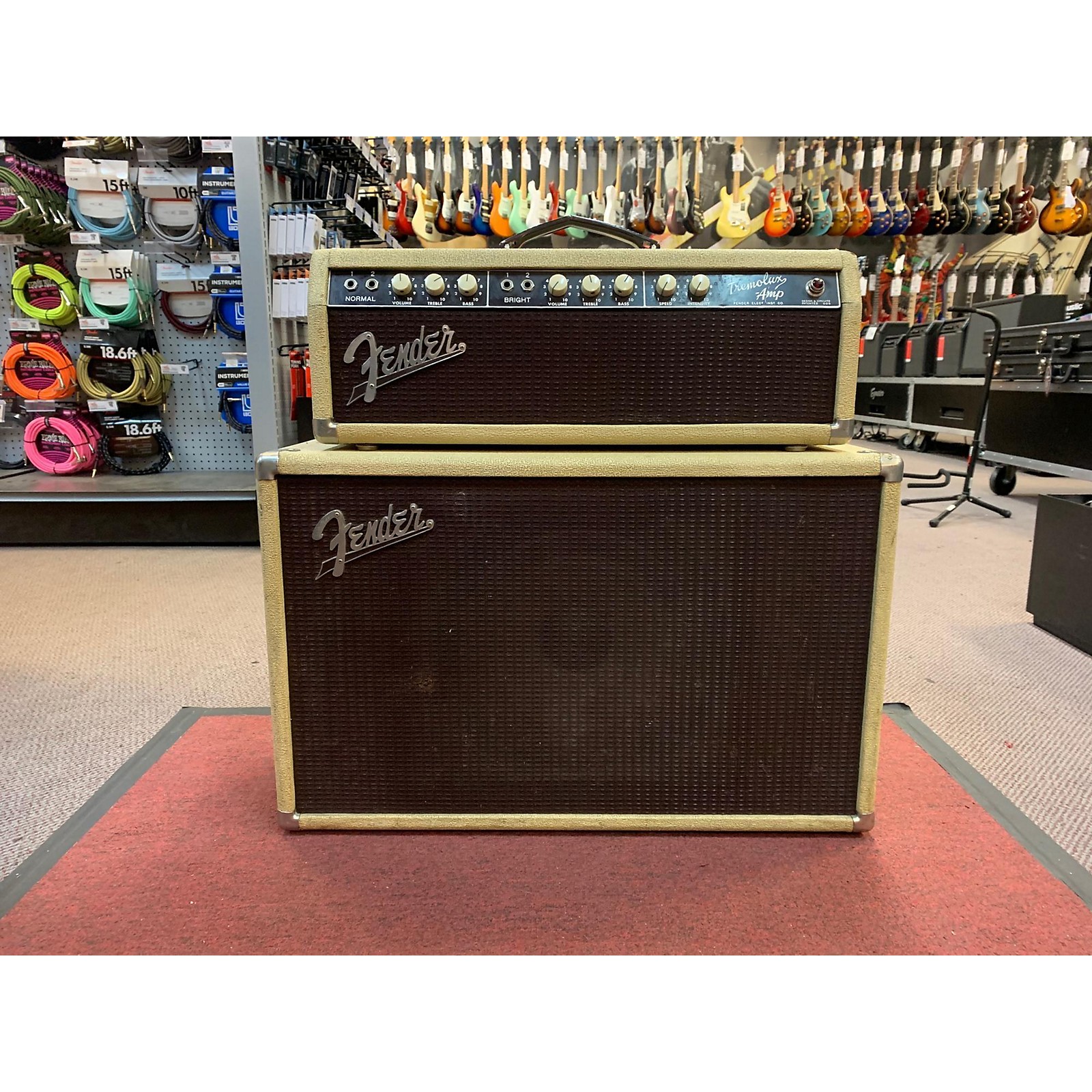 Used Fender 1961 1961 Tremolux Amp/cab Guitar Stack Musician's Friend