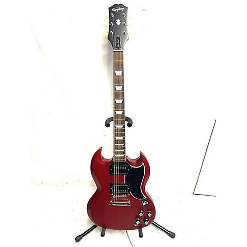 Epiphone 1961 Les Paul SG Standard Reissue Solid Body Electric Guitar Aged Cherry