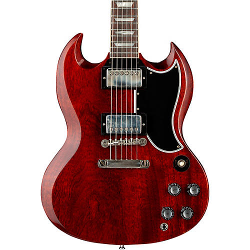Gibson Custom 1961 Les Paul SG Standard Reissue Stopbar VOS Electric Guitar - Cherry Red