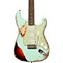 Fender Custom Shop 1961 Stratocaster Super Heavy Relic Electric Guitar Aged Surf Green over 3-Color Sunburst