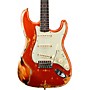 Fender Custom Shop 1962 Heavy Relic Stratocaster Electric Guitar Candy Tangerine over 3-Color Sunburst