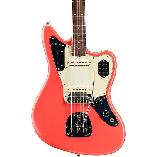 Fender Custom Shop 1963 Jaguar Journeyman Relic Electric Guitar Faded Fiesta Red
