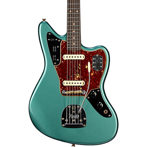 Fender Custom Shop 1963 Jaguar Journeyman Relic Electric Guitar Super Faded Sherwood Green Metallic