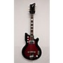 Vintage National 1963 Westwood 75 Solid Body Electric Guitar Red to Black Burst