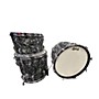 Vintage Ludwig 1964 Downbeat 3 Piece Drum Kit black oyster pearl