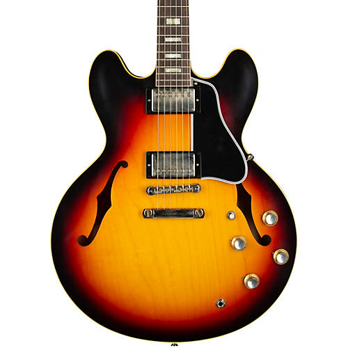 Gibson Custom 1964 ES-335 Reissue VOS Semi-Hollow Electric Guitar Vintage Burst