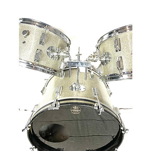 Rogers 1964 Holiday Drum Kit Silver Sparkle