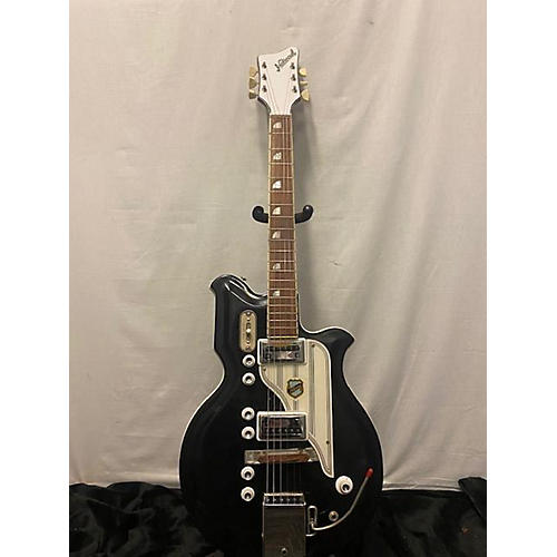 National 1964 NEWPORT 88 Solid Body Electric Guitar Black