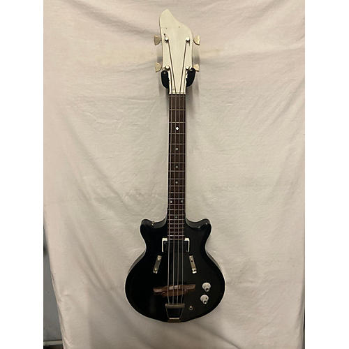 Supro 1964 Pocket Bass Electric Bass Guitar Black