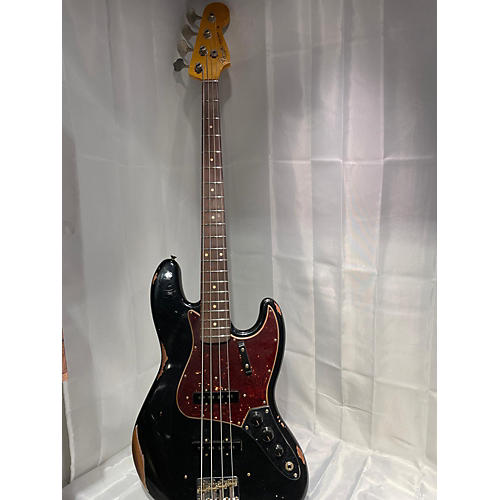 Fender 1964 Relic Jazz Bass Electric Bass Guitar Black