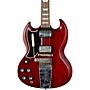 Gibson Custom 1964 SG Standard Reissue With Maestro Vibrola VOS Left-Handed Electric Guitar Cherry Red