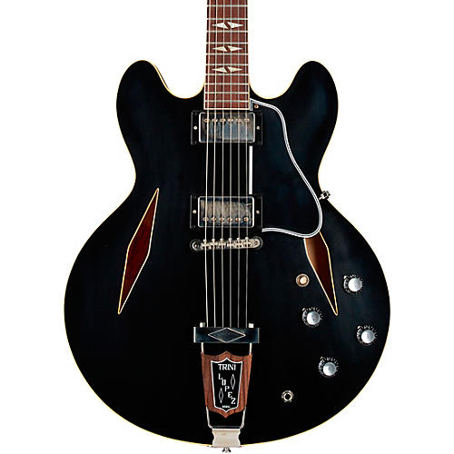 Gibson Custom 1964 Trini Lopez Standard Reissue Ultra-Light Aged Semi-Hollow Electric Guitar Ebony