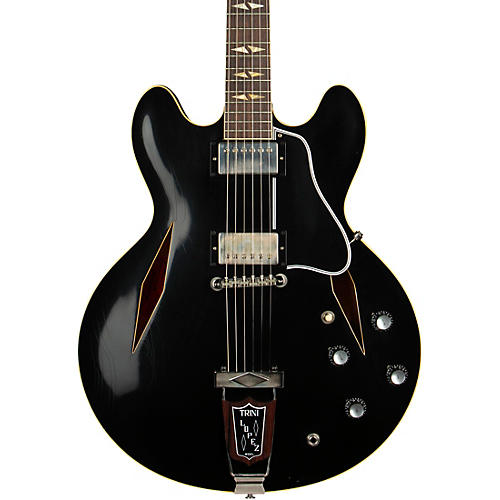 Gibson Custom 1964 Trini Lopez Standard Reissue Ultra-Light Aged Semi-Hollow Electric Guitar Ebony