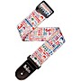 D'Addario 1964 US Tour Ticket Stubs Beatles Guitar Strap Multi-Color