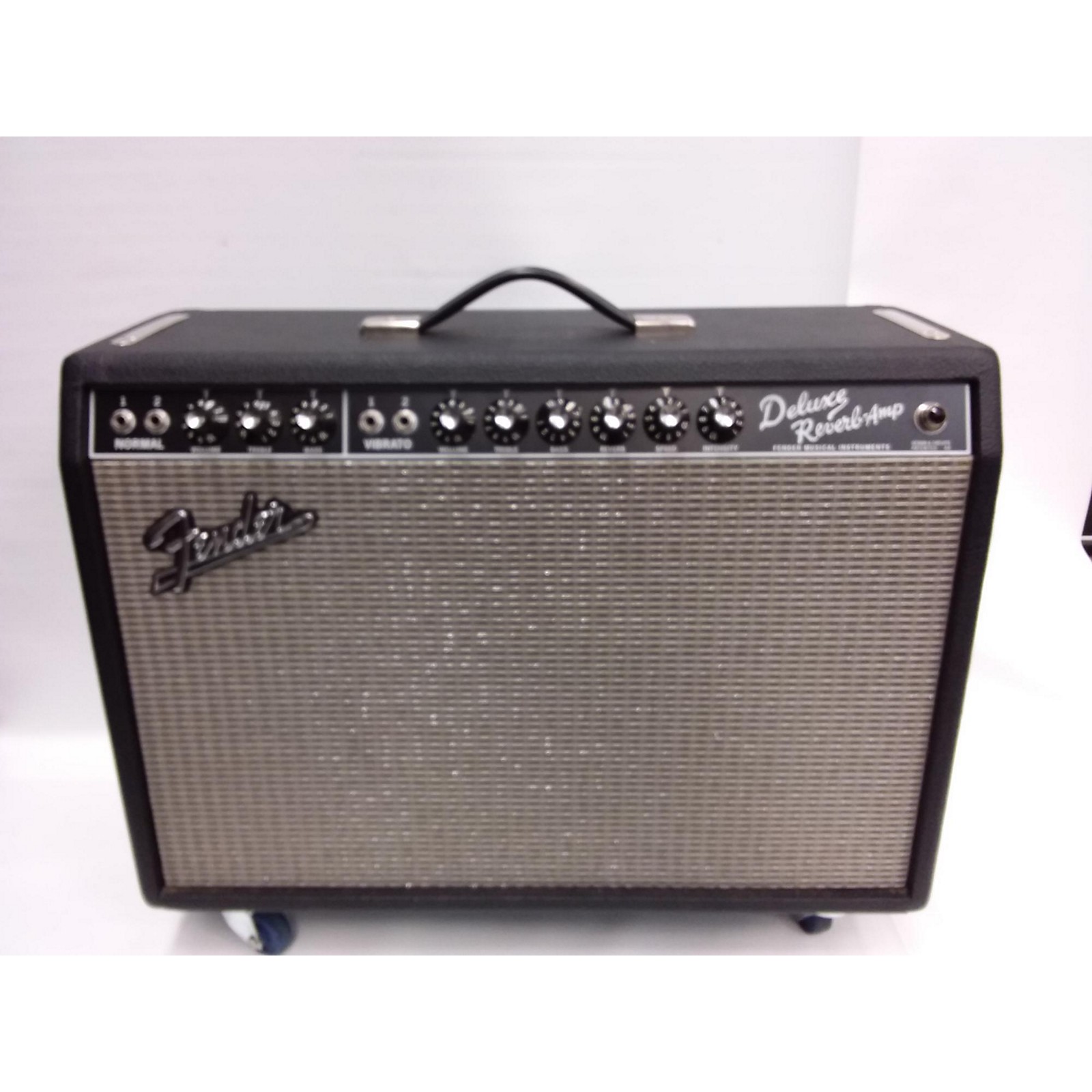 Used Fender 1965 Deluxe Reverb 22W Tube Guitar Amp Head Musician's Friend