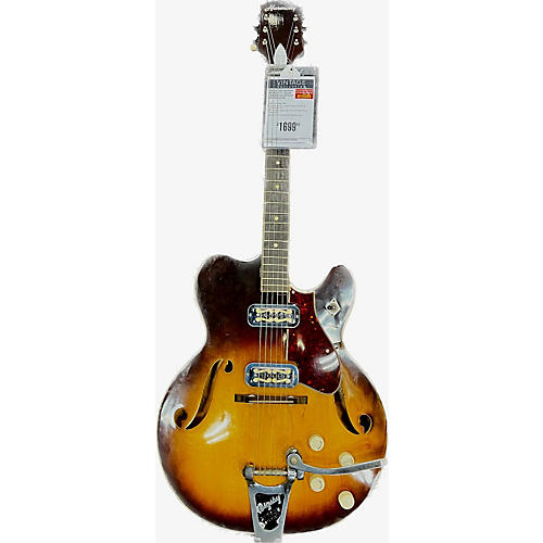 Harmony 1965 Meteor-h-71 Hollow Body Electric Guitar 2 Color Sunburst