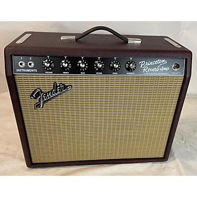 Fender 1965 Princeton Reverb 15W 1x12 Bordeaux Reserve Tube Guitar Combo Amp