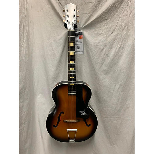Harmony 1965 Regal H-945 Acoustic Guitar 2 Tone Sunburst