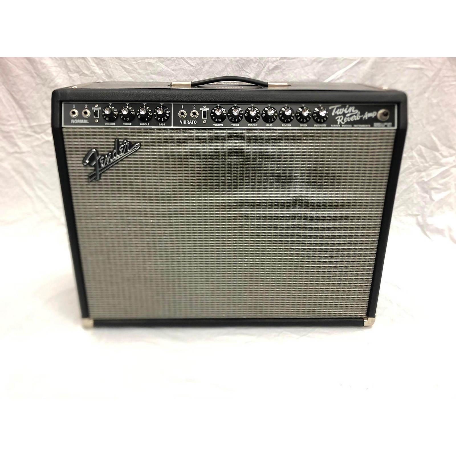 Used Fender 1965 Reissue Twin Reverb 85W 2x12 Tube Guitar Combo Amp
