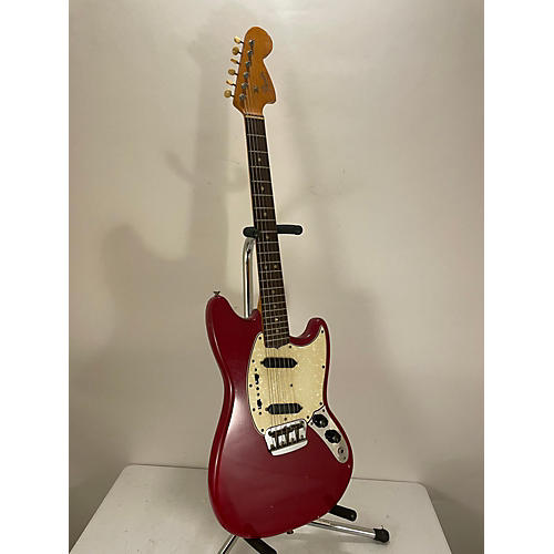 Fender 1966 Duo Sonic II Solid Body Electric Guitar Red