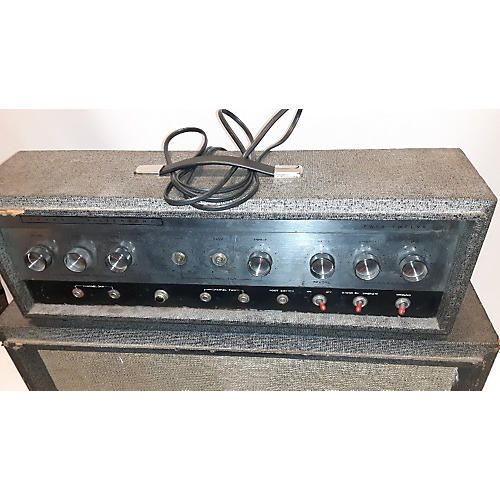 Silvertone 1966 Model 1484 Twin Twelve W/Cab Solid State Guitar Amp Head