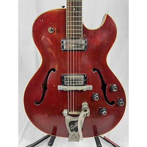 Guild 1966 Starfire III Hollow Body Electric Guitar Cherry