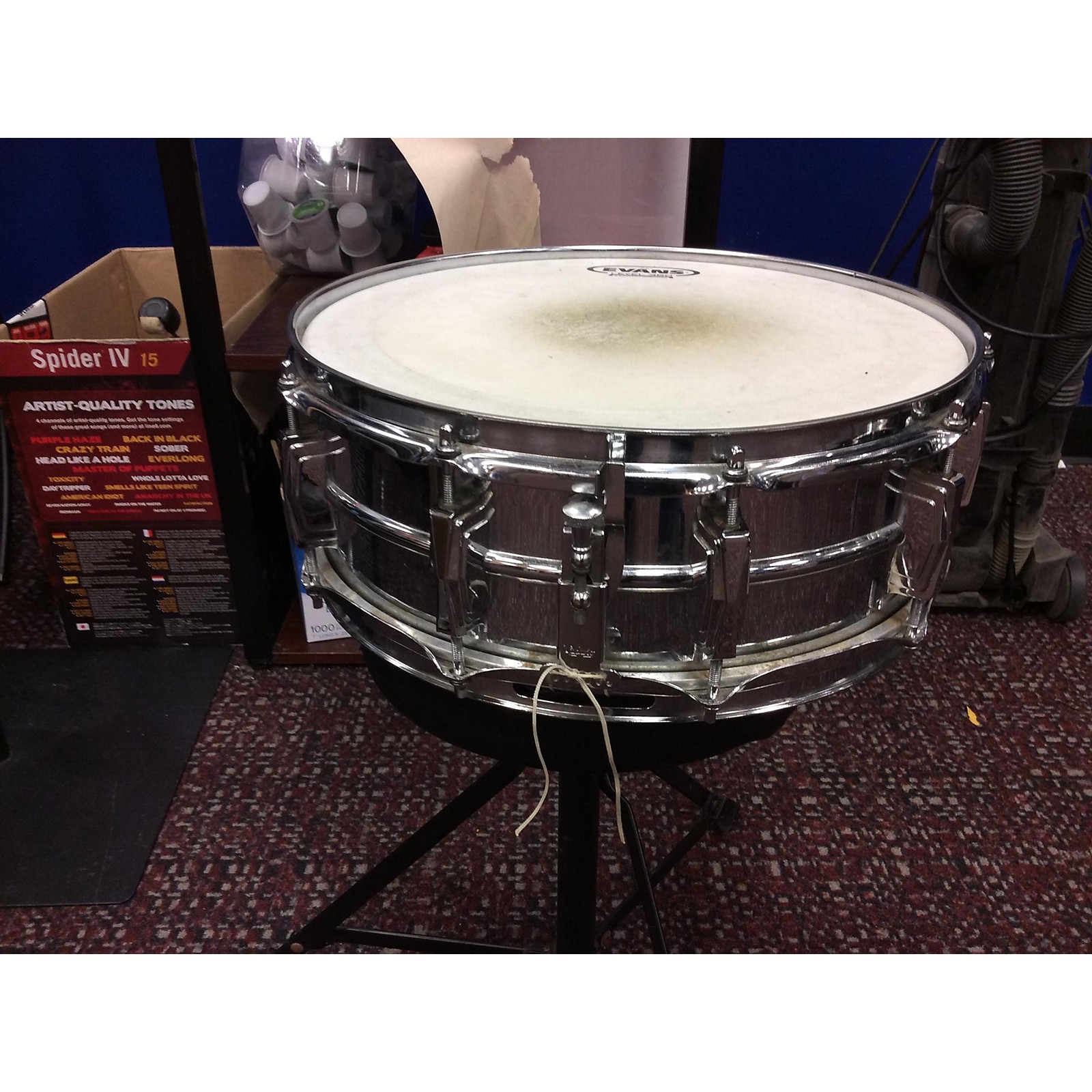 Vintage Ludwig 1967 5X14 Supraphonic Snare Drum Chrome 8 Musician's