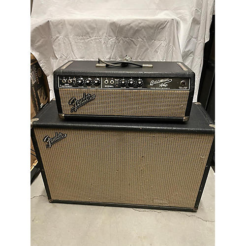 Fender 1967 Bassman Head And Cabinet Tube Bass Combo Amp