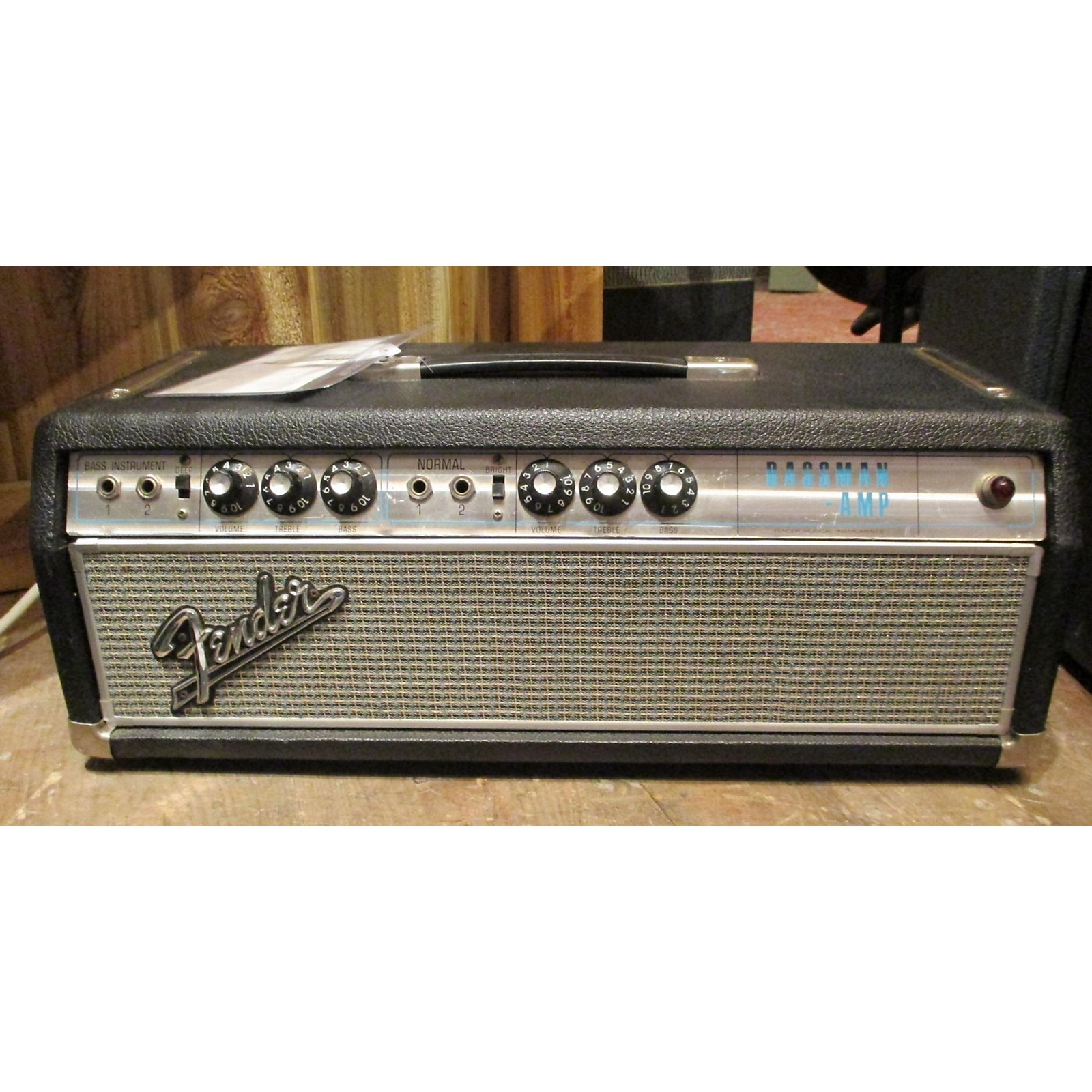 Vintage Fender 1967 Bassman Head Tube Guitar Amp Head Musician's Friend