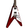 Gibson Custom 1967 Mahogany Flying V Reissue With Maestro Vibrola Electric Guitar Sparkling Burgundy CS400037