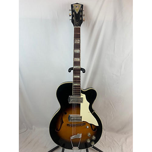 Kay 1968 K672 Swingmaster Hollow Body Electric Guitar 2 Color Sunburst