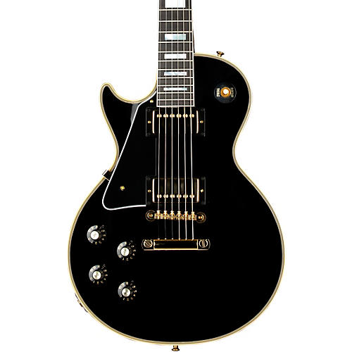 Gibson Custom 1968 Les Paul Custom Reissue Gloss Left-Handed Electric Guitar Ebony