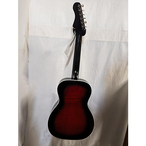Stella 1969 HARMONY Acoustic Guitar Crimson Red Burst