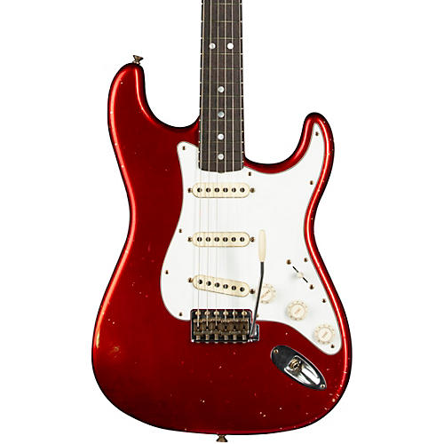 Fender Custom Shop 1969 Stratocaster Journeyman Relic Electric Guitar Masterbuilt by Greg Fessler - Candy Apple Red