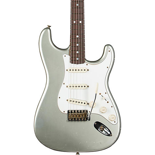 Fender Custom Shop 1969 Stratocaster Journeyman Relic Electric Guitar Masterbuilt by Greg Fessler Inca Silver