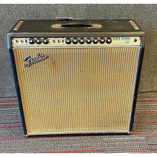 Fender 1969 Super Reverb 4x10 Tube Guitar Combo Amp Red