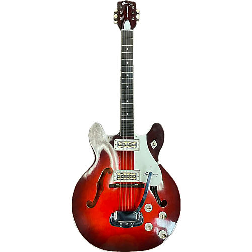 Harmony 1970 ROCKET H56 Solid Body Electric Guitar Red