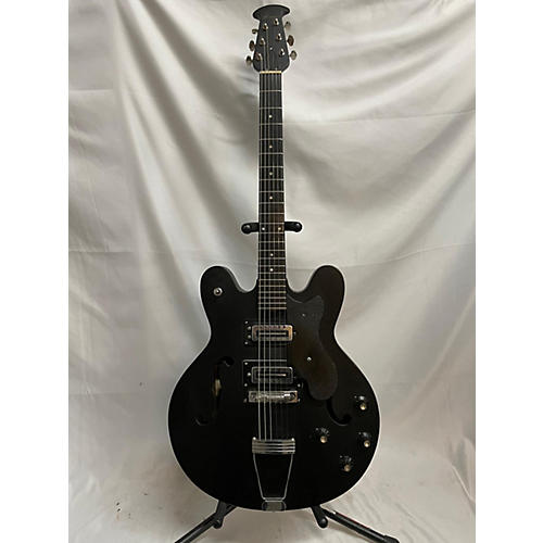 Ovation 1970s 1235-5 Eclipse Hollow Body Electric Guitar Black