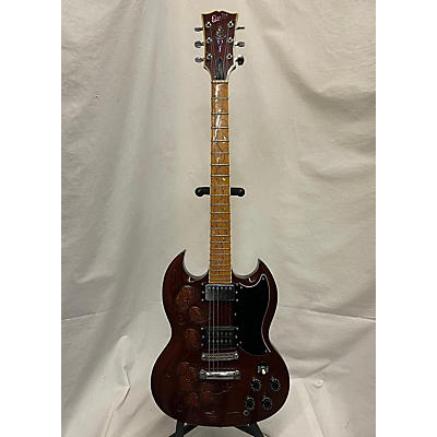 Electra 1970s 2247 Oak Tree Of Life Custom Solid Body Electric Guitar