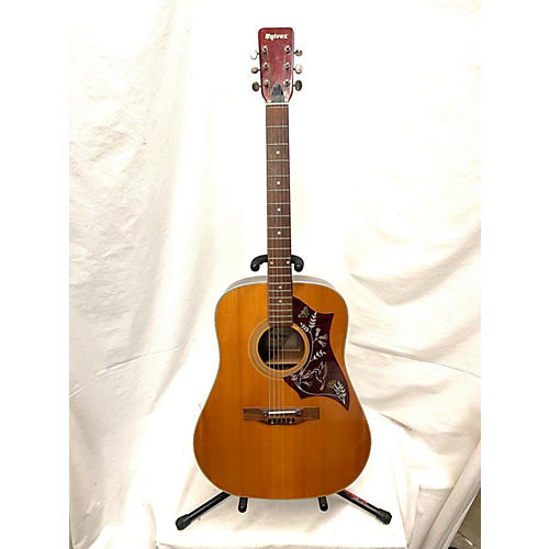 Univox 1970s 3031 Acoustic Guitar Natural