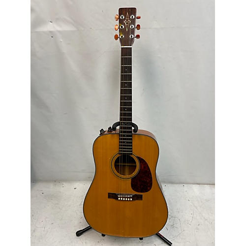 Alvarez 1970s 5084 Bi-Phonic Acoustic Electric Guitar Natural